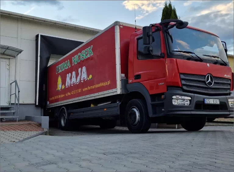 ciężarówka firmowa